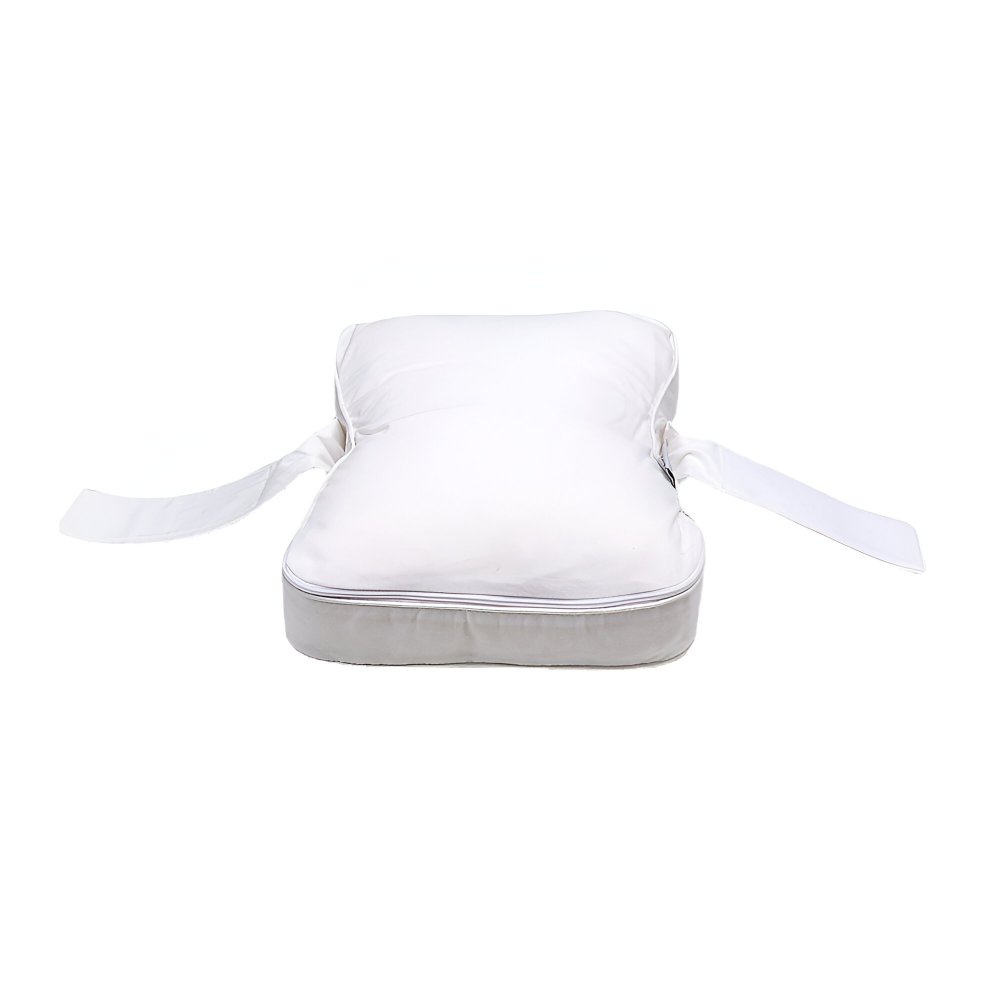 Memory Foam Knee Pillow | Shaped Cushion With A Leg Strap