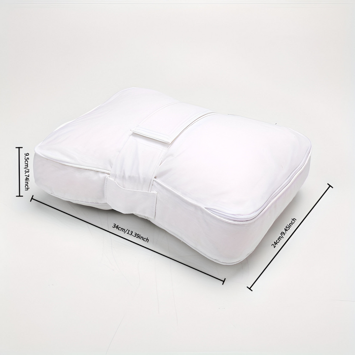 Memory Foam Knee Pillow | Shaped Cushion With A Leg Strap