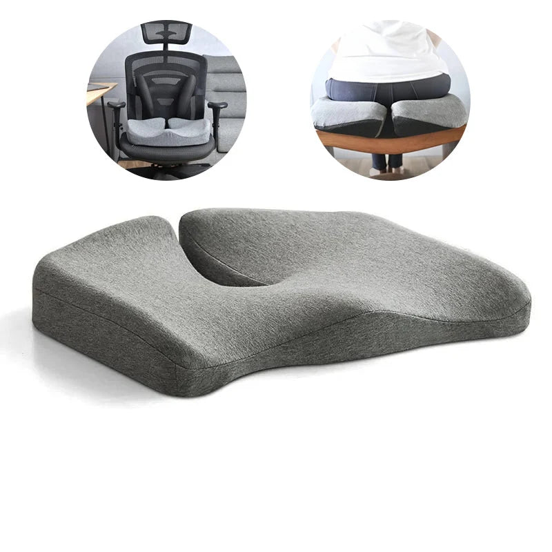 Memory Foam Seat | Contoured Base, Rear U-Shaped Cutout