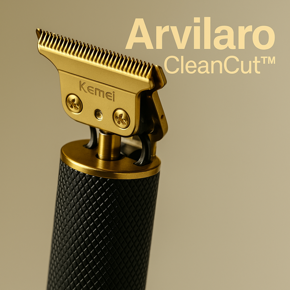 Men's Cordless Hair Trimmer | Carbon-Steel Blade, 3 Guide Combs, 120 Minute Run Time | Barbershop-Style Fades at Home