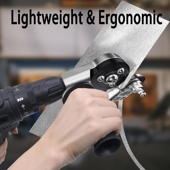 Metal Cutting Drill Attachment Alloy Steel Nibbler with Protective Guard