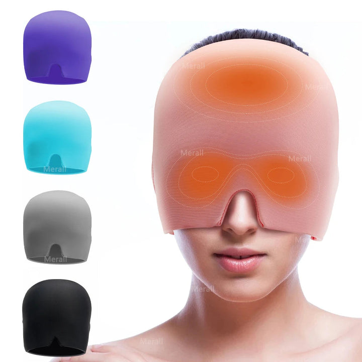 Migraine Relief Cap | Full Coverage, Freezer Or Warm Use