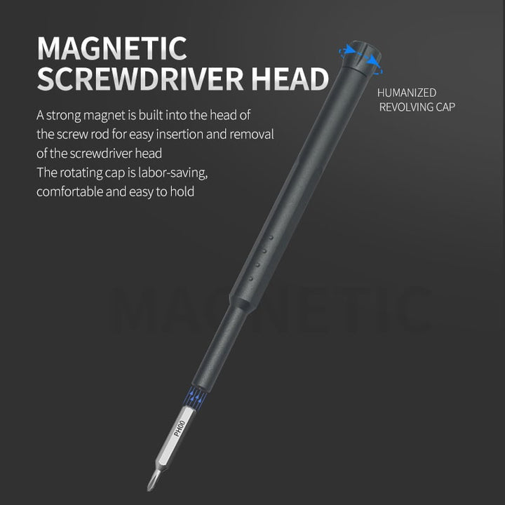 Mini Electric Screwdriver 40-in-1 | Adjustable Torque 0.05-3 Nm, S2 Steel Bits | USB-C Fast Charging, 400 Screws Per Charge