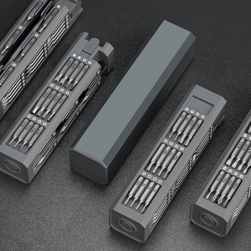 Mini Electric Screwdriver 40-in-1 | Adjustable Torque 0.05-3 Nm, S2 Steel Bits | USB-C Fast Charging, 400 Screws Per Charge