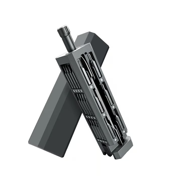 Mini Electric Screwdriver 40-in-1 | Adjustable Torque 0.05-3 Nm, S2 Steel Bits | USB-C Fast Charging, 400 Screws Per Charge