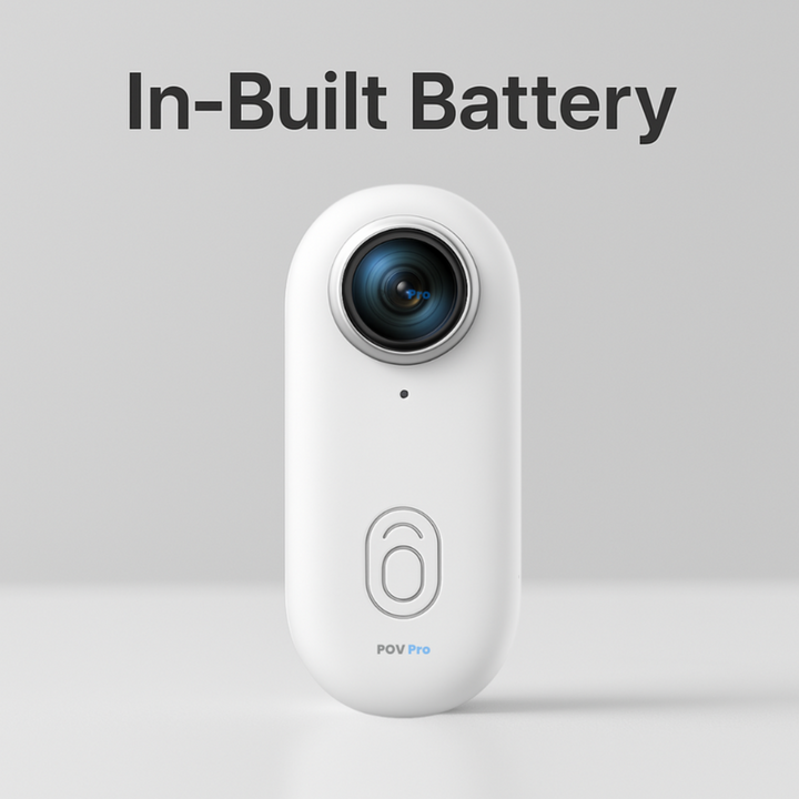 Mini Wireless Camera 2K | 360° View, Electronic Stabilisation &amp; Slow Motion | Magnetic Clip, Long Battery Life