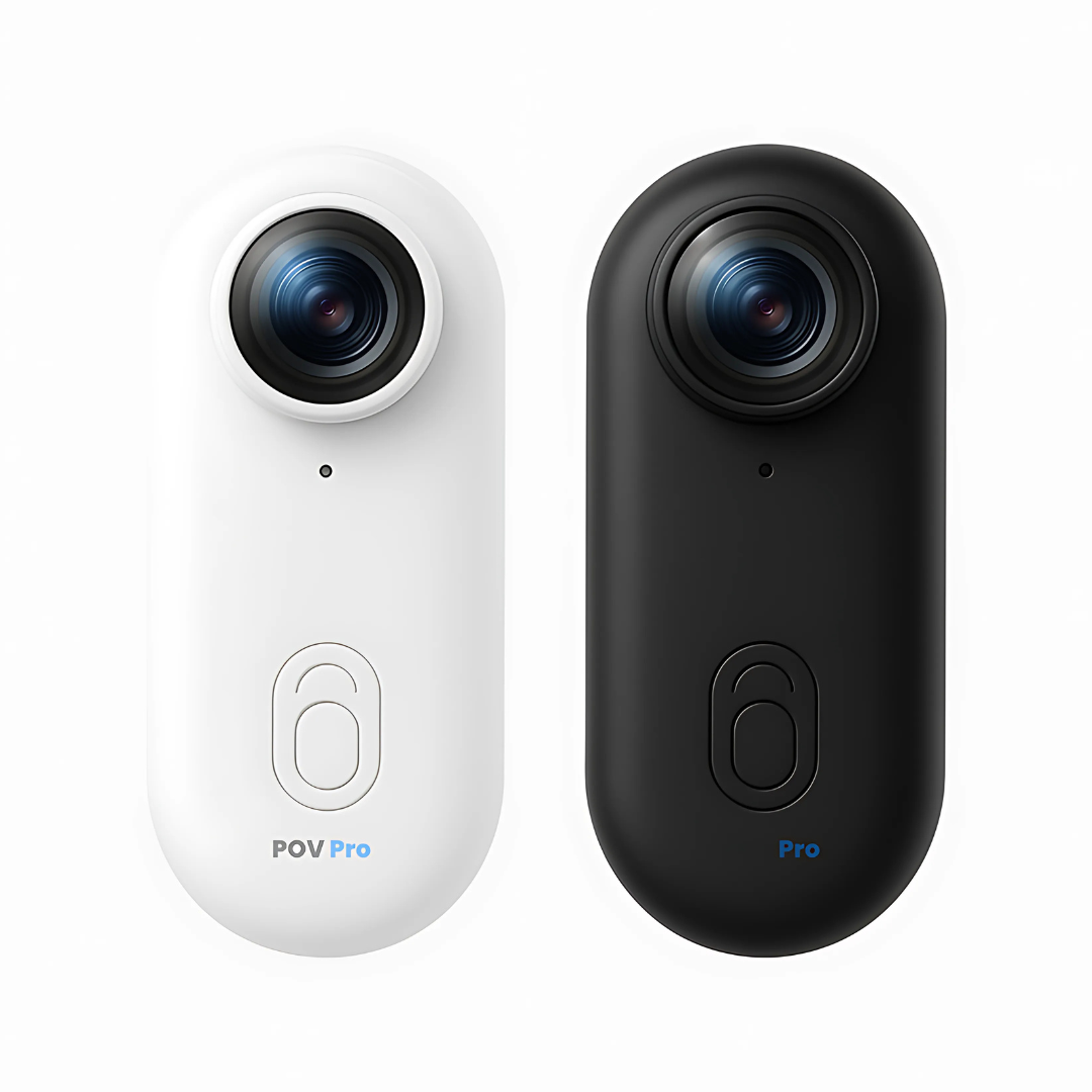 Mini Wireless Camera 2K | 360° View, Electronic Stabilisation &amp; Slow Motion | Magnetic Clip, Long Battery Life