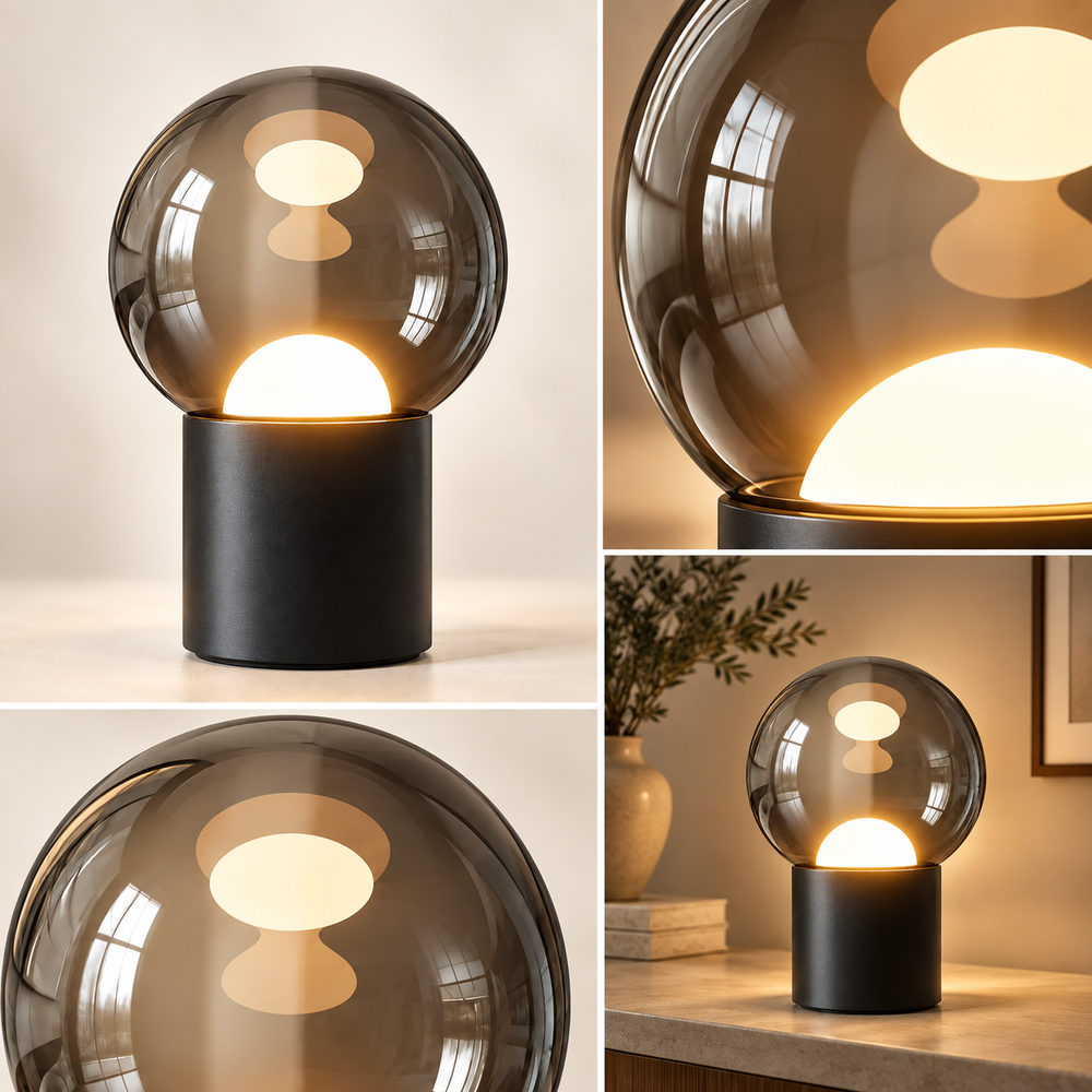 Modern Dimmable LED Table Lamp Touch Control Rechargeable