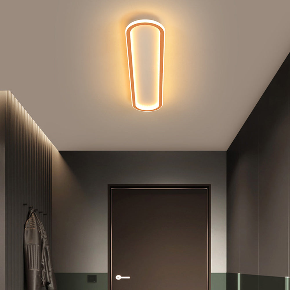 Modern Geometric LED Ceiling Light | Dimmable | Black, Gold & Rose Gold | 40–100 cm