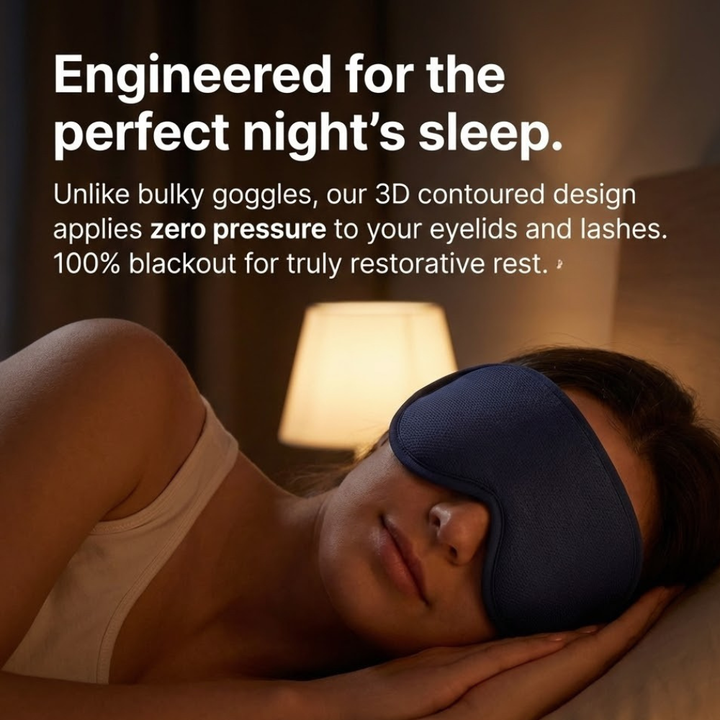 Moisturizing Eye Mask for Sleeping | Heated Overnight Hydration Mask for Dry, Tired Eyes