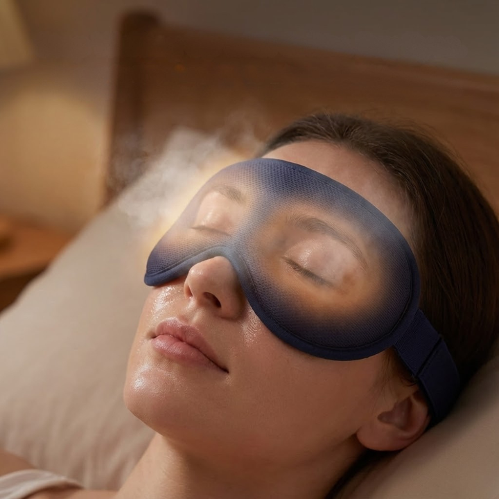 Moisturizing Eye Mask for Sleeping | Heated Overnight Hydration Mask for Dry, Tired Eyes