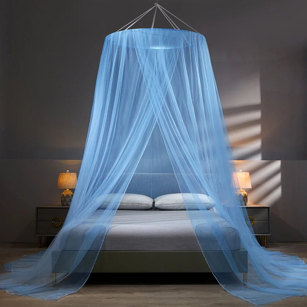 Mosquito Net Bed | Hanging Canopy With A Full Floor Drop