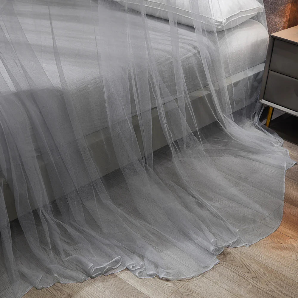 Mosquito Net Bed | Hanging Canopy With A Full Floor Drop