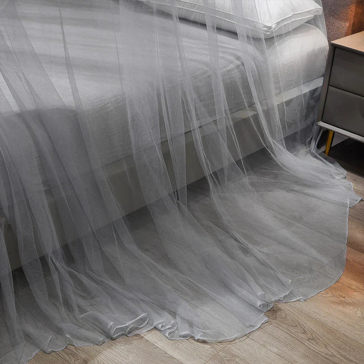 Mosquito Net Bed | Hanging Canopy With A Full Floor Drop