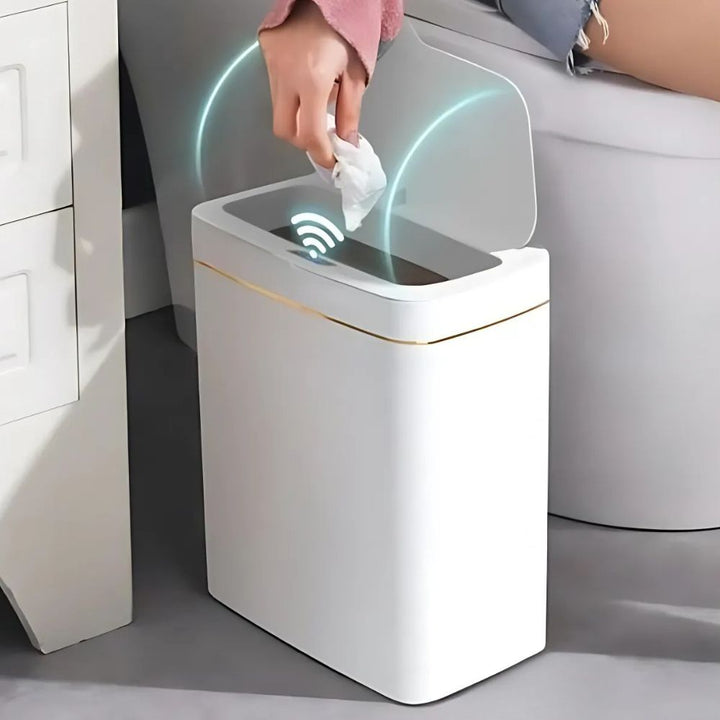 Motion Sensor Trash Can PP | Infrared Sensor, Automatic Bagging System | Touch-Free Hygienic Waste Disposal, IPX5 Rated