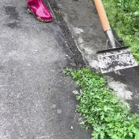 Multi-Function Cleaning Scraper Shovel | Slim Blade for Weeding & Deep Cleaning | Ergonomic Grip for Patios, Driveways