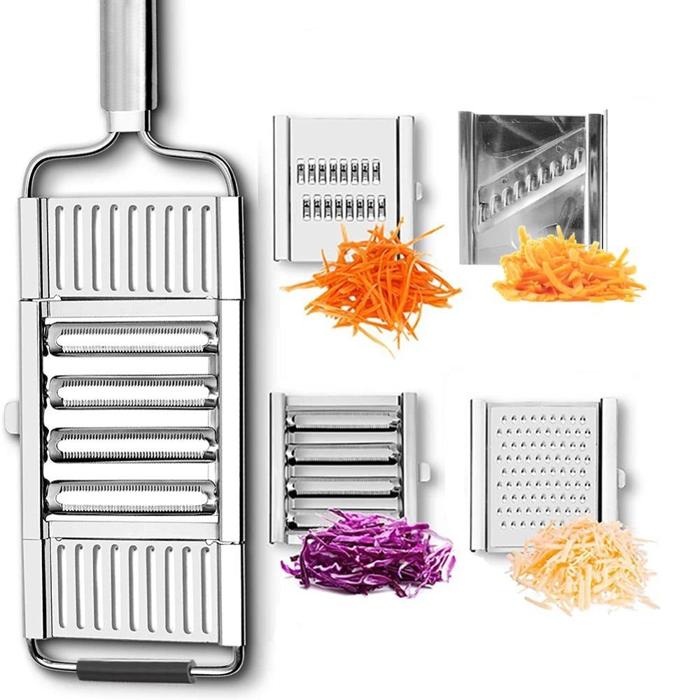 Multi-Purpose Vegetable Slicer | Four Blades In One Frame
