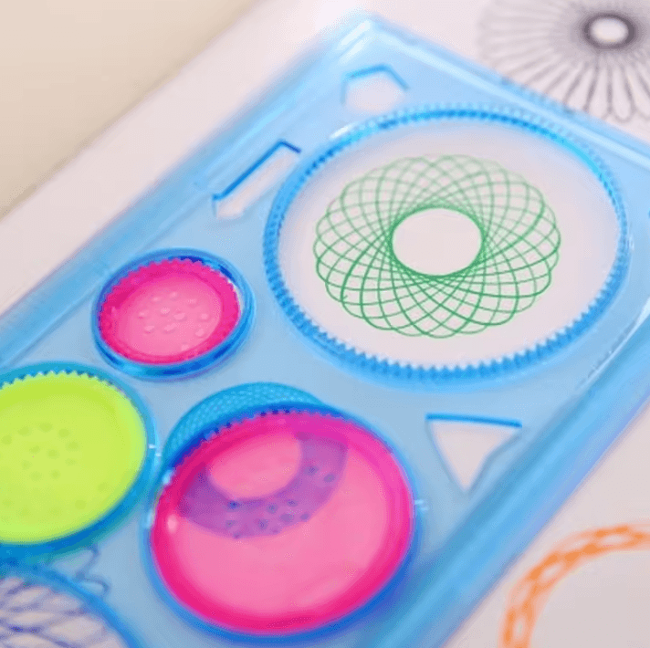Multifunctional Drawing Ruler Plastic | Puzzle Shapes & Measurement Marks | Accurate Tracing for Art, Maths and Design