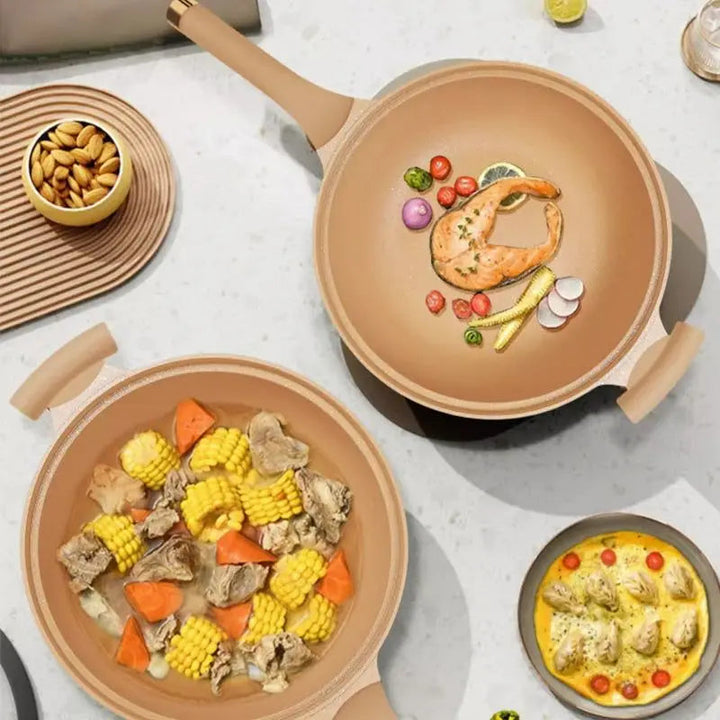 Multifunctional Wok | Steamer Insert, Domed Vented Lid
