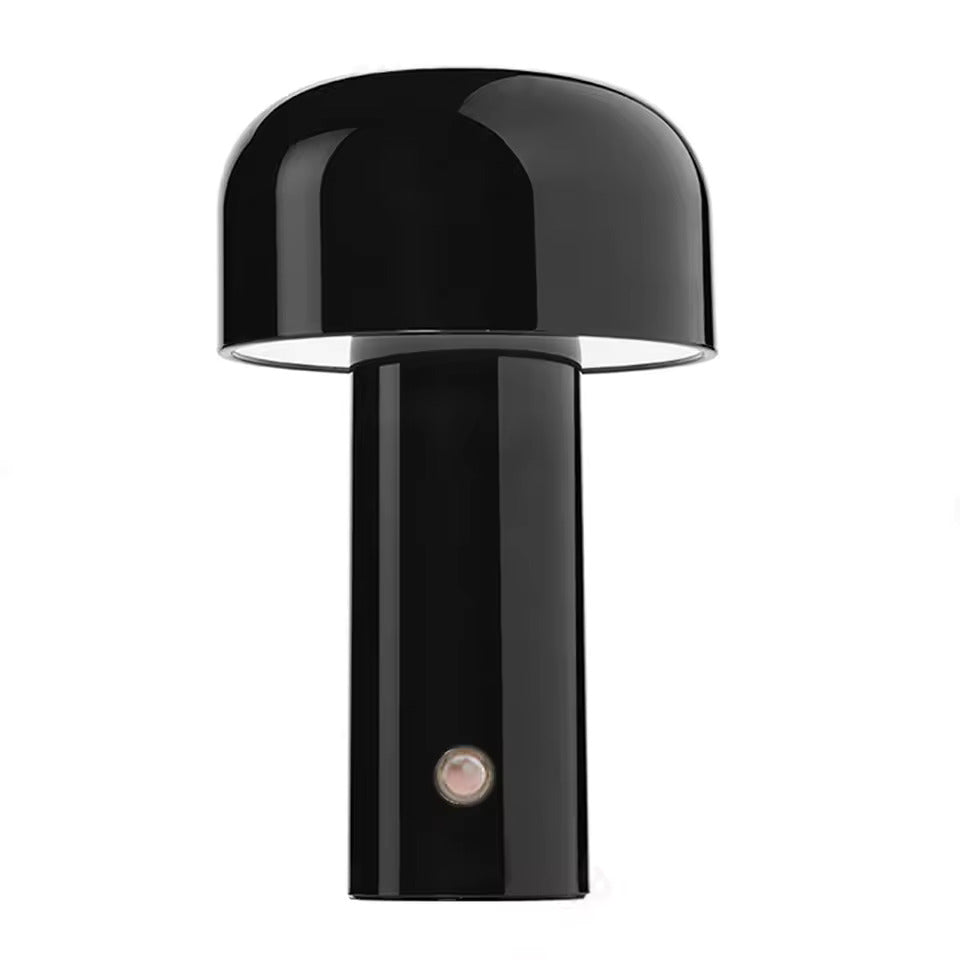 Mushroom Table Lamp | Domed Shade, High-Gloss Finish