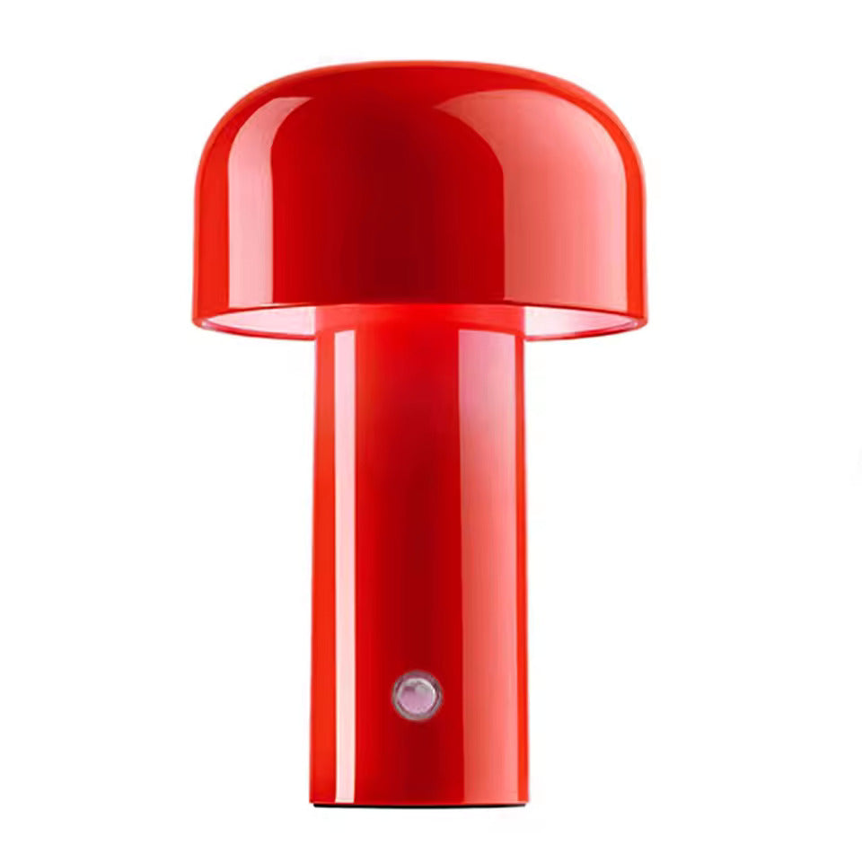 Mushroom Table Lamp | Domed Shade, High-Gloss Finish