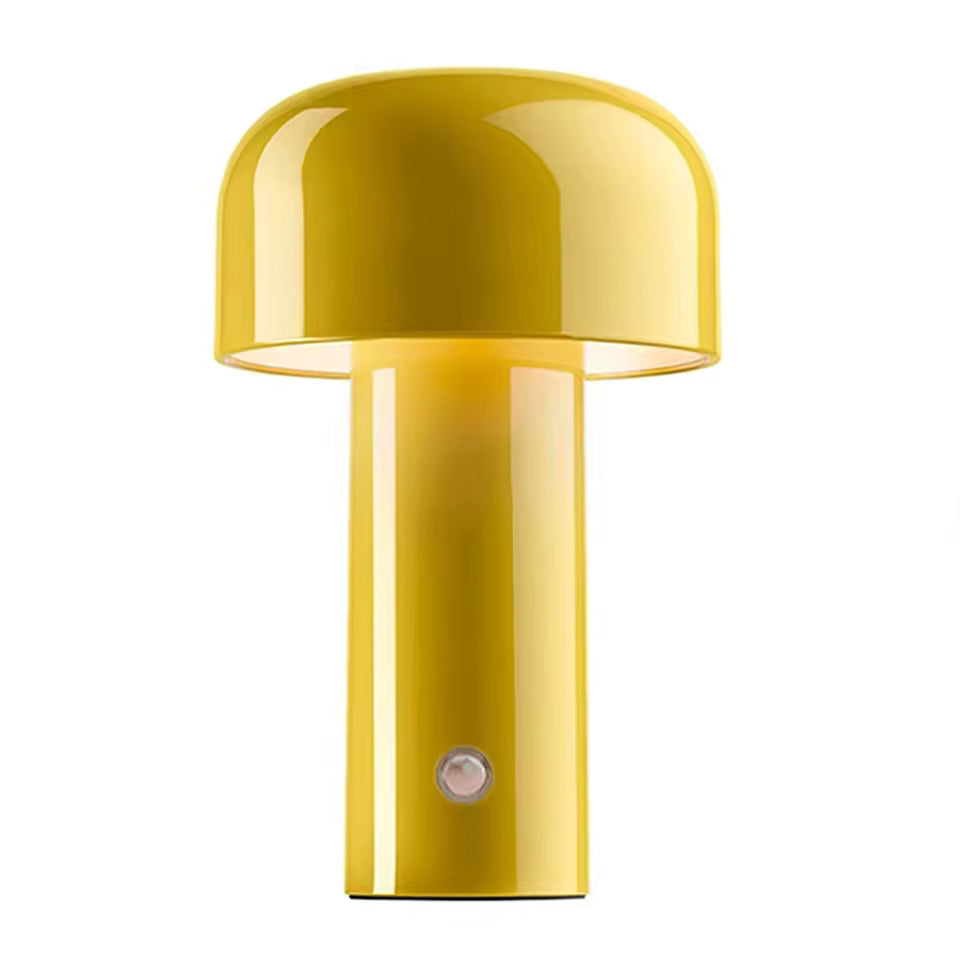 Mushroom Table Lamp | Domed Shade, High-Gloss Finish