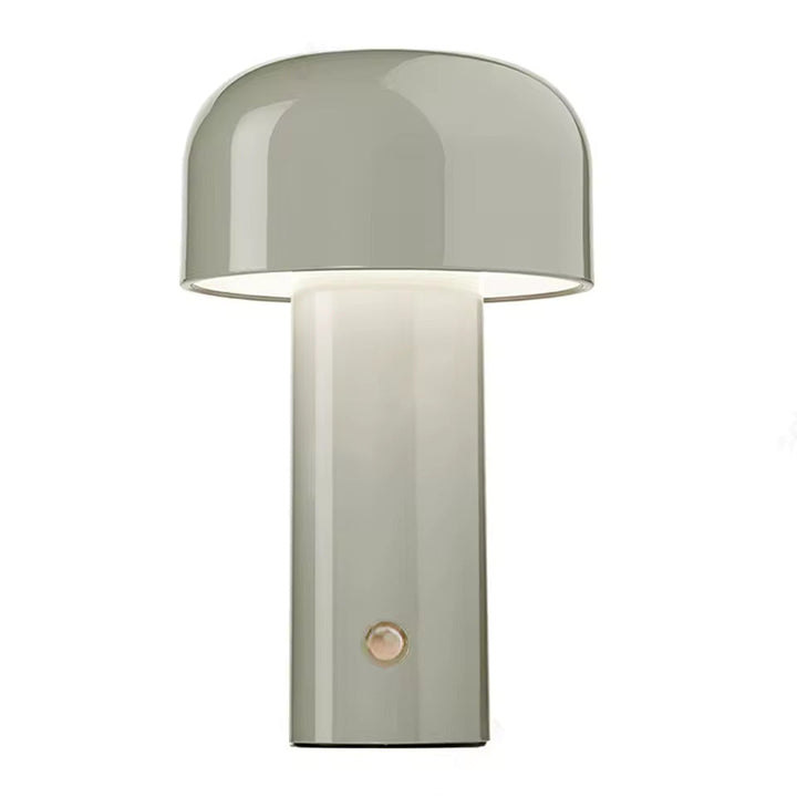 Mushroom Table Lamp | Domed Shade, High-Gloss Finish