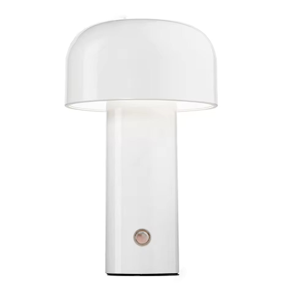 Mushroom Table Lamp | Domed Shade, High-Gloss Finish