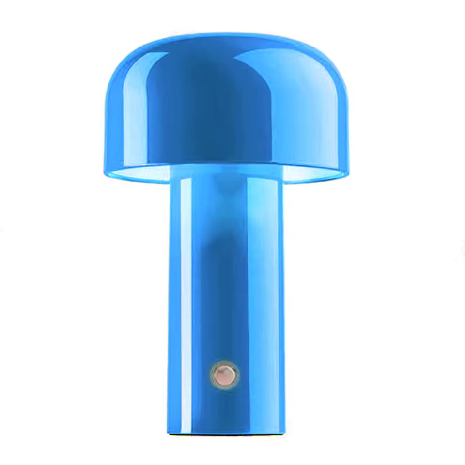 Mushroom Table Lamp | Domed Shade, High-Gloss Finish