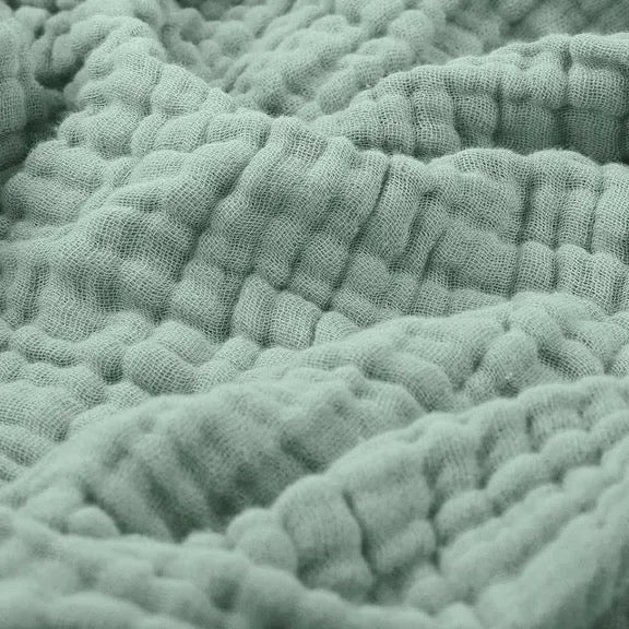 Muslin Cotton Throw Blanket | Soft Breathable Lightweight Weave | Hypoallergenic, Machine Washable, All-Season Comfort