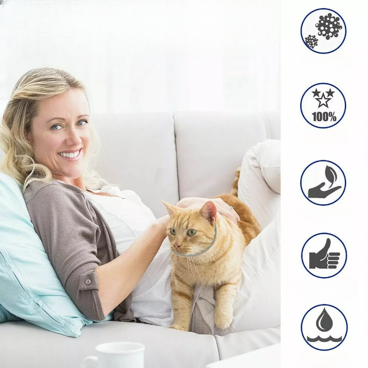Natural Flea &amp; Tick Collar for Dogs &amp; Cats | Waterproof &amp; Chemical-Free