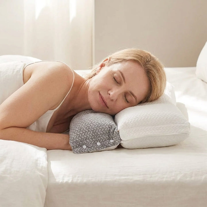 Neck Support Pillow | Contoured Shape With A Removable Cover