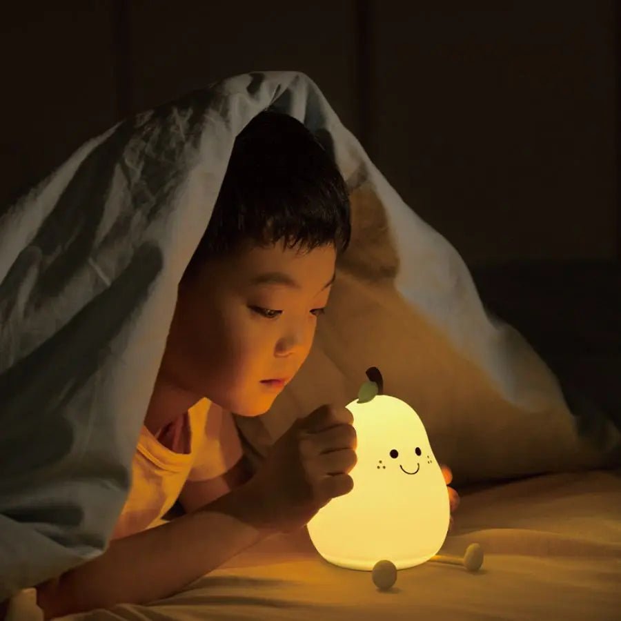 Night Light | Soft-Touch Pear Shape With Seven Colours