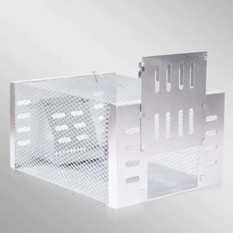 NoEscape Mouse Trap Galvanized Steel Mesh | Humane One-Way Door | Rustproof, Reusable, No-Kill Design for Home