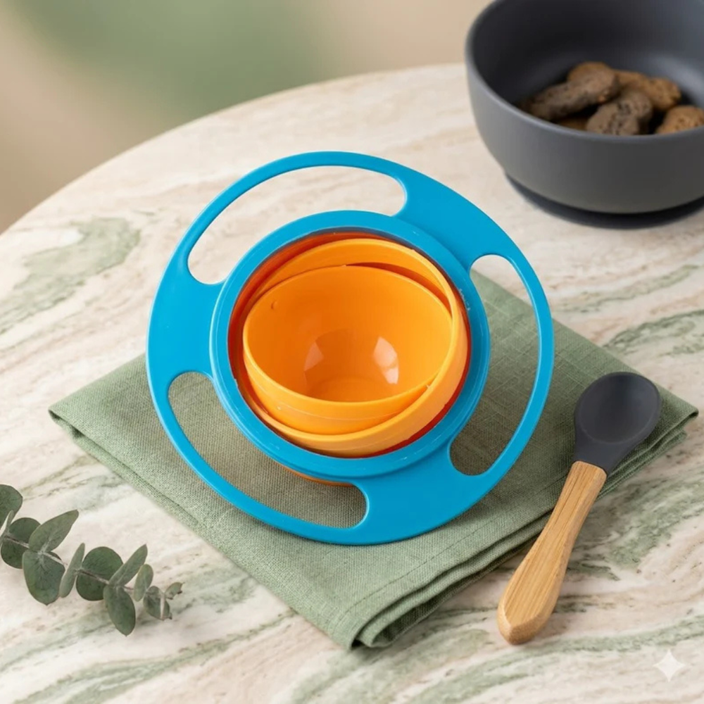 Non-Slip Baby Bowl | Suction Base with Easy-Grip Handles | Spill-Free Mealtimes for Independent Little Eaters Every Day