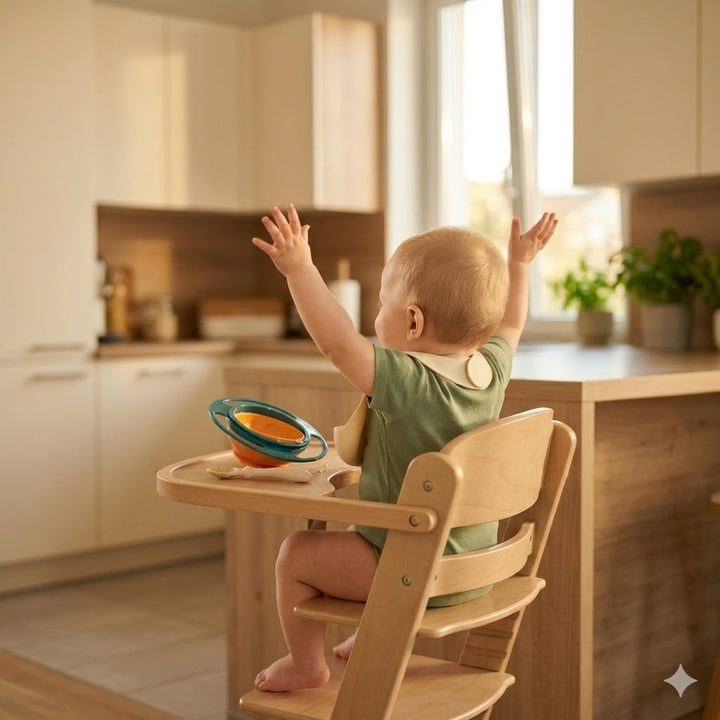 Non-Slip Baby Bowl | Suction Base with Easy-Grip Handles | Spill-Free Mealtimes for Independent Little Eaters Every Day