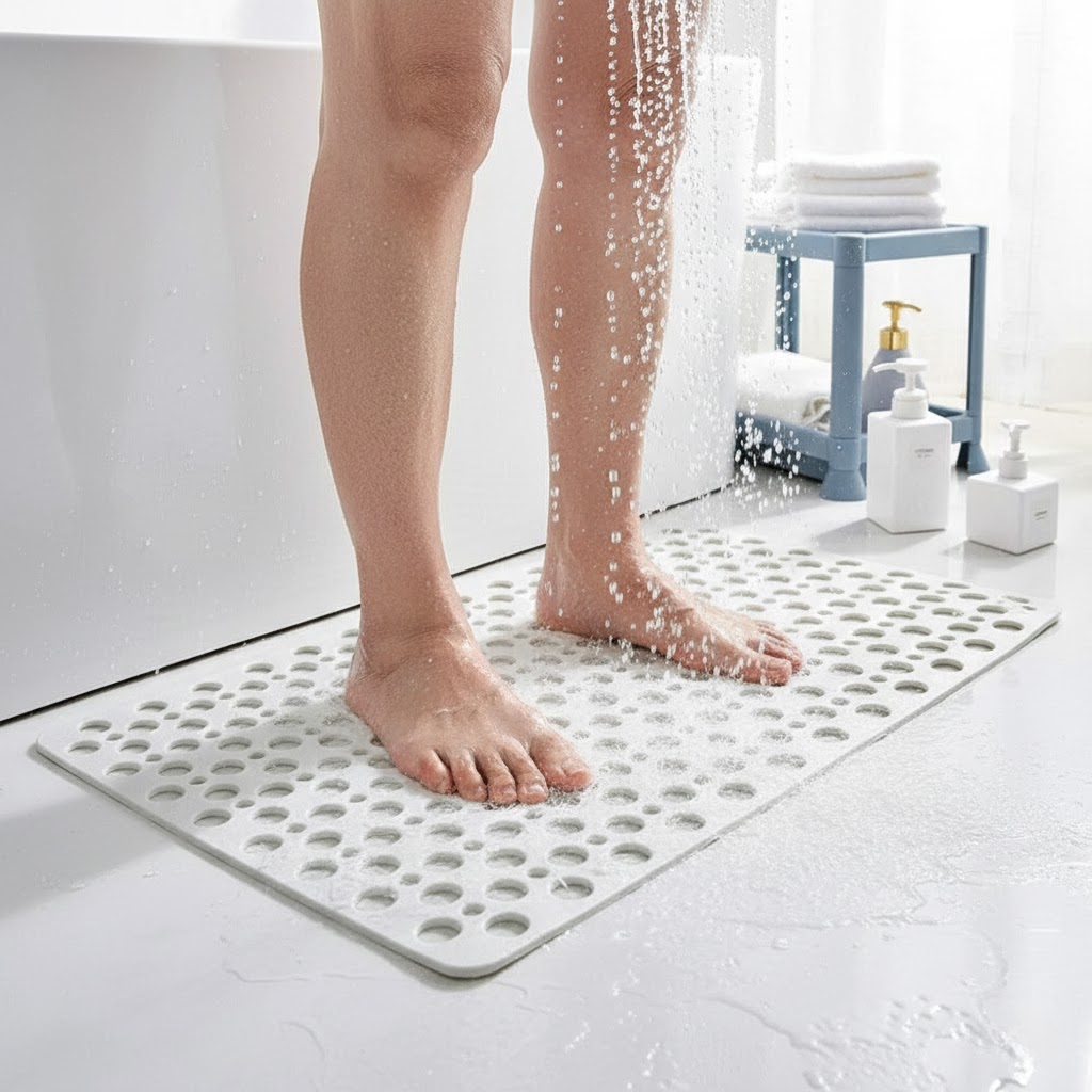 Non Slip Bathroom Mats | Suction Backed Shower And Bath Mat