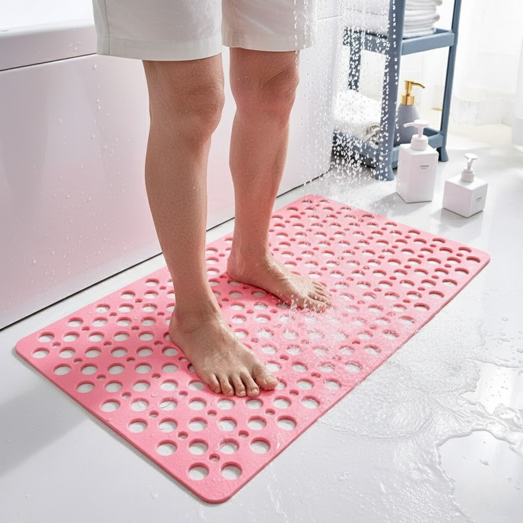 Non Slip Bathroom Mats | Suction Backed Shower And Bath Mat