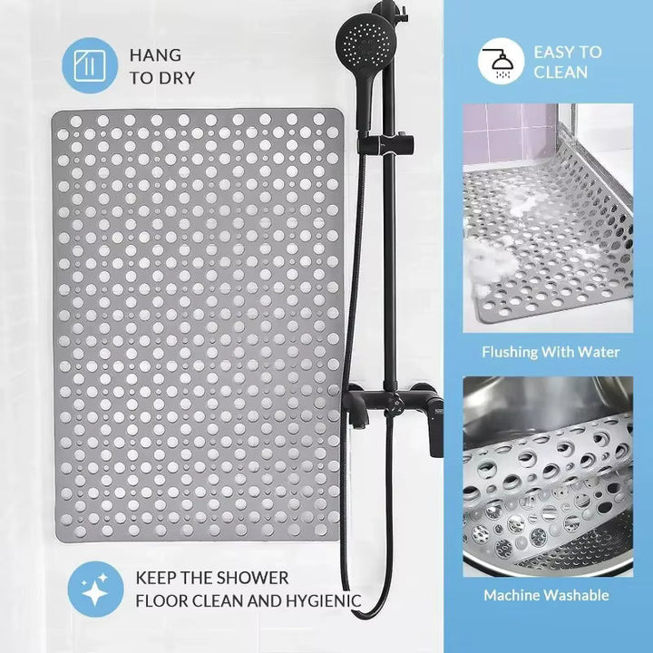 Non Slip Bathroom Mats | Suction Backed Shower And Bath Mat