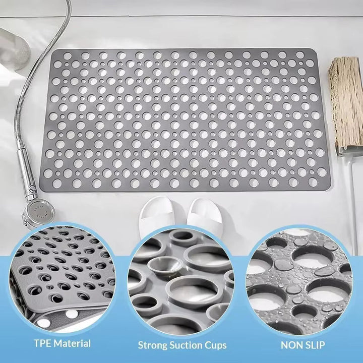 Non Slip Bathroom Mats | Suction Backed Shower And Bath Mat