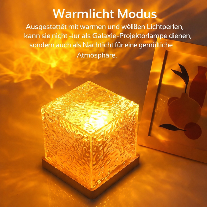 Northern Lights Projector Lamp | 16 Colour-Changing LED Modes with Remote | USB or Plug-In Power, Acrylic Dome