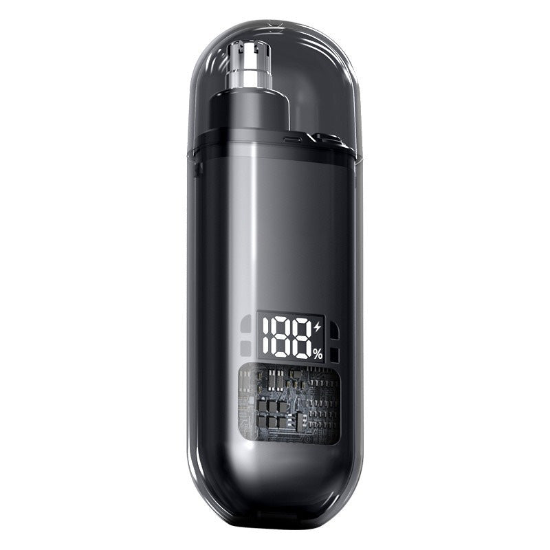 Nose Hair Styling Tool Waterproof Rechargeable with LED Battery Display