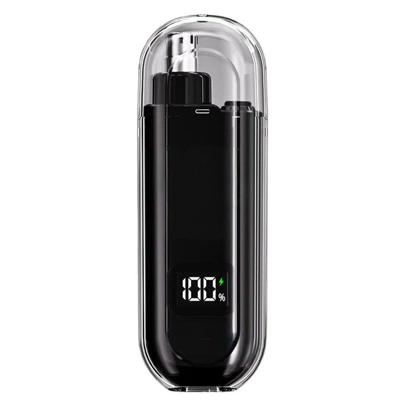 Nose Hair Styling Tool Waterproof Rechargeable with LED Battery Display
