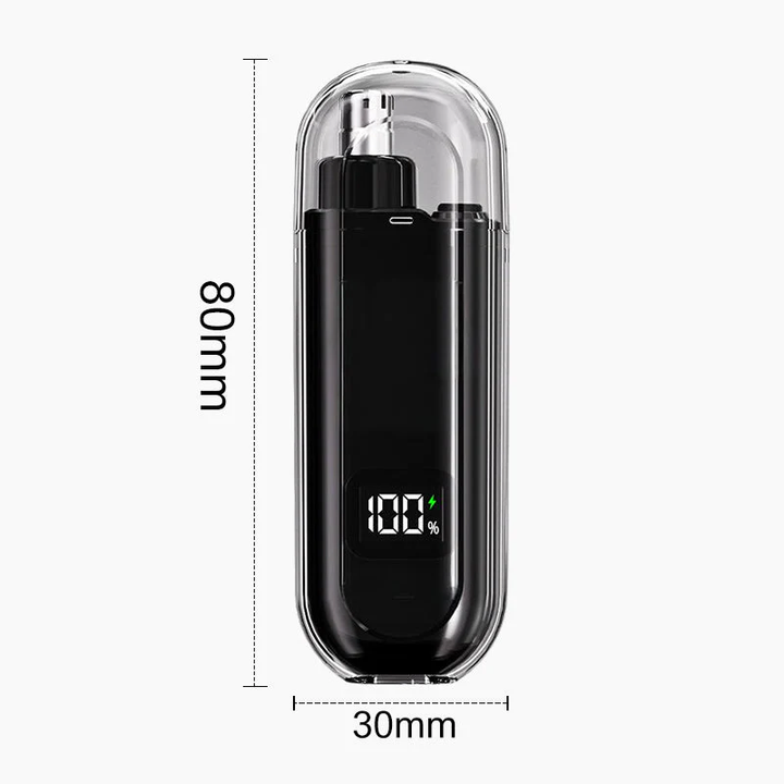 Nose Hair Styling Tool Waterproof Rechargeable with LED Battery Display