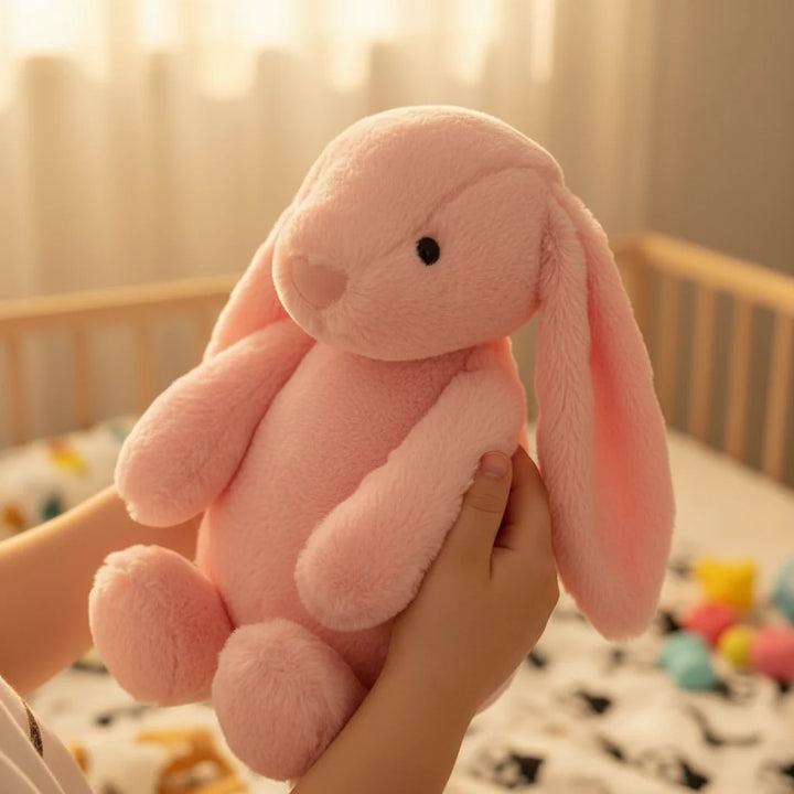Plush Rabbit Toy Soft Stuffed Animal | Rabbit-Inspired Design for Display and Cuddling | Lightweight Portable Gift Idea