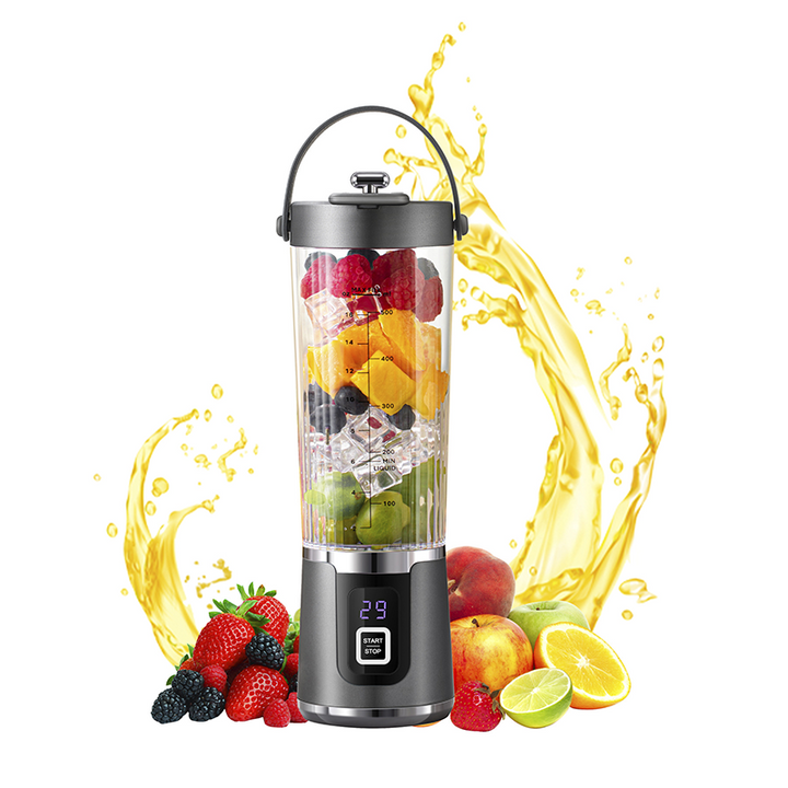 Portable Blender Cordless USB Rechargeable 10-Blade with Carrying Handle