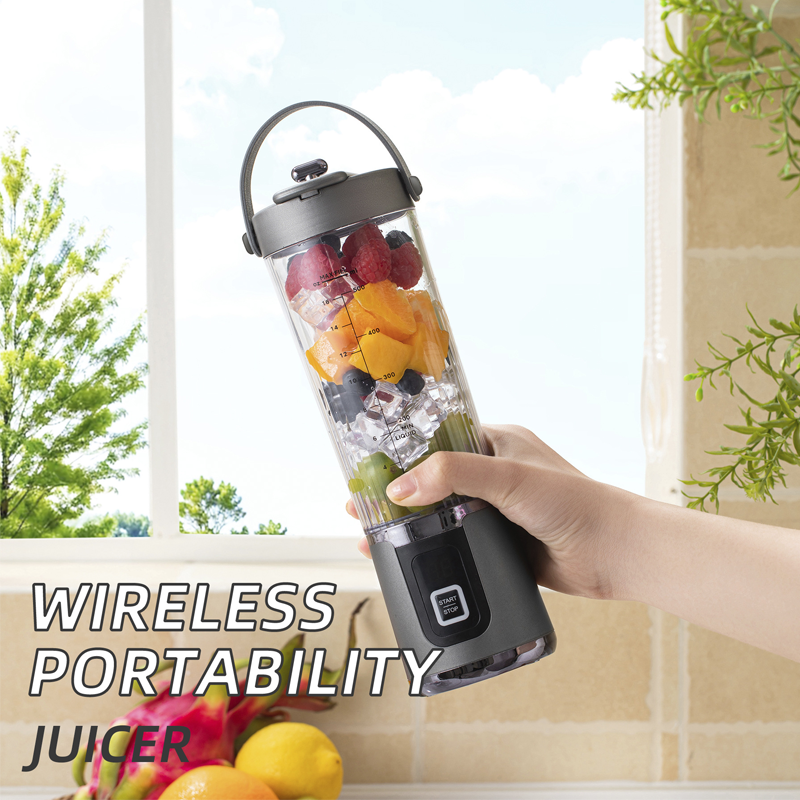 Portable Blender Cordless USB Rechargeable 10-Blade with Carrying Handle