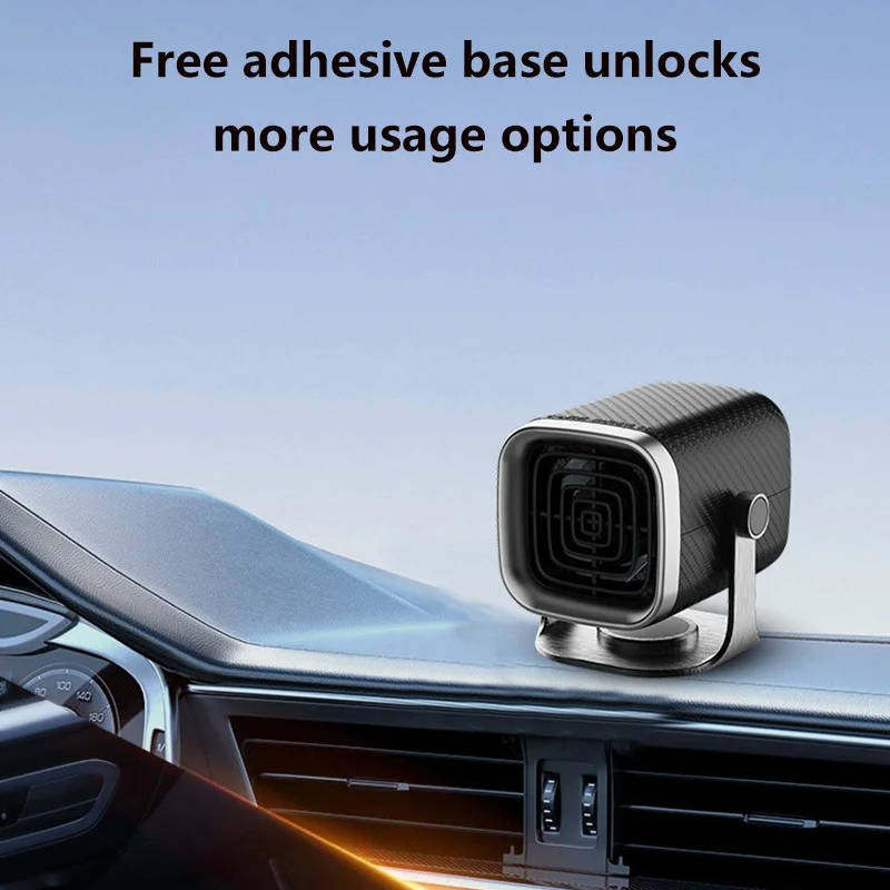 Portable Car Heater and Defroster | 12V 120W or 24V 150W Ceramic Fan | 360° Rotation, Fast Windshield Defogging