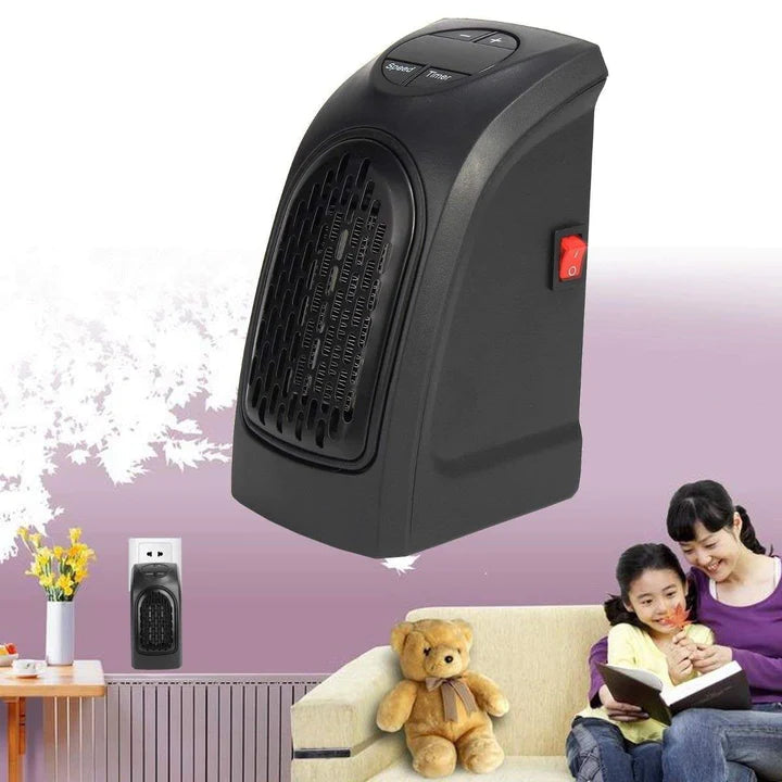 Portable Electric Heater | Adjustable 1000W-2000W Ceramic Heating | Quiet Operation with Overheat Protection &amp; Auto Shut-Off