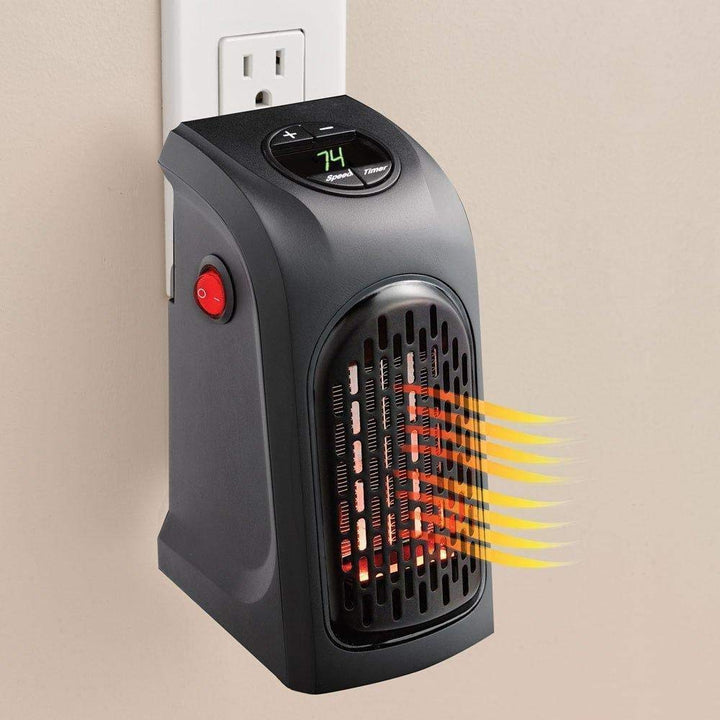 Portable Electric Heater | Adjustable 1000W-2000W Ceramic Heating | Quiet Operation with Overheat Protection &amp; Auto Shut-Off